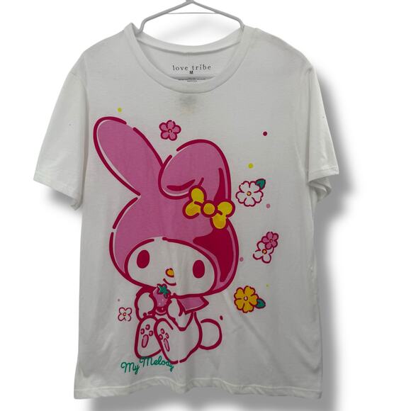 NEW Macy's Tee Medium Sanrio My Melody Kuromi Short Sleeve Graphic T-Shirt - Picture 1 of 5